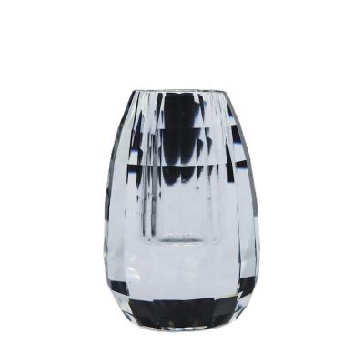 China Modern Luxury Crystal Glass Vases For Home Decor Wedding Table Decoration for sale