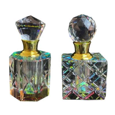 China Middle East Factory 6ML Cheap Crystal Perfume Bottles Essential Oil Bottle for sale