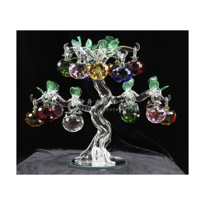 China China Hot Sale Crystal Apple Tree Crystal Trees Christmas Decorations Apple for sale