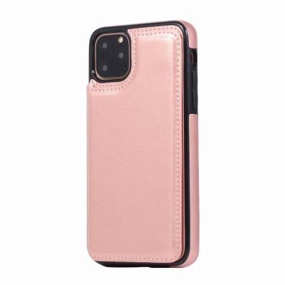 China Flip wallet pu leather case stand phone cases 2020 Nestest Design Phone Case Cover Pink Pu Leather Flip Wallet Case For Iphone 11 Pro Max for sale