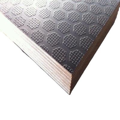 China Industrial Brown Film Faced Plywood Film Faced Plywood 18mm Anti Slip Plywood for sale