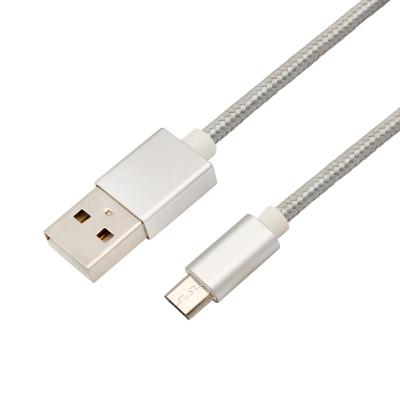 China Best Selling MP3/MP4 Player Micro USB Copper 3m Nylon Braided Cable 1m 2m For Android Phone Computer Braided USB Data Cable for sale