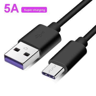 China Wholesale MP3/MP4 Player Customized 5A Type-C USB QC3.0 Android Cable Super Fast Charging Data Sync For Huawei for sale