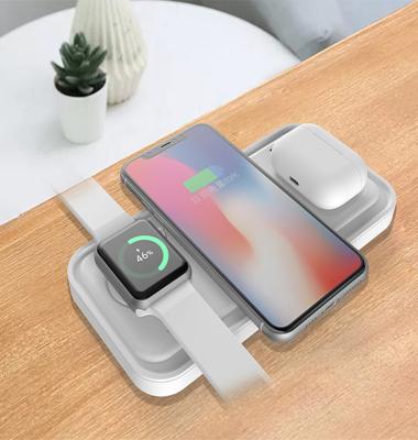 China Foldable Design 3 in 1 Wireless Magnetic Hot Selling Wireless Charging Phone Holder Stand for sale