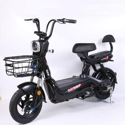 China Cheap 2022 carbon steel electric bike on sale hot sale adult 350W 500w moped e-bike electric bicycles with high-speed pedals for sale