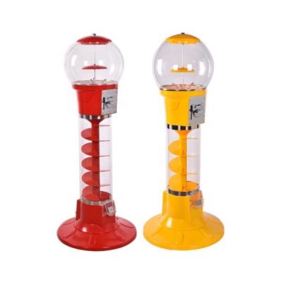 China Cheap automatic capsule ball candy gumball stand up vending machine with Guangzhou factory 45*1.45cm small mini toy for sale