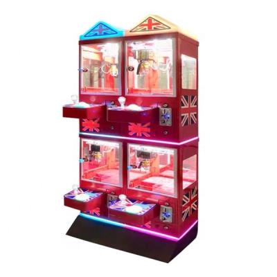 China 110V double-player mini 8 toy claw game vending machine hot in Malaysia 45*60*175cm for sale