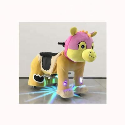 China New Arrival 110V Animal Scooters Walking Energetic Ride On Toy With LED Light L100*W65*H95cm for sale