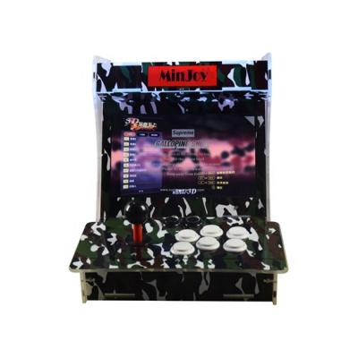 China Newest 2 Players Video Game Cabinet Retro Metal Arcade Machine Cabinet Table For Store for sale