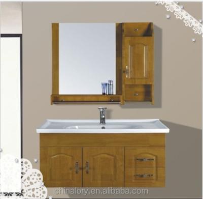 China Modern Wooden Ware Wash Basin Mirror Sanitary Cabinet for sale