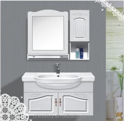 China Modern single basin with 2 doors sink with vanity unit for sale