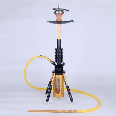 China Factory Direct Sale Shisha Tool MD-L21 Hookah Arabic Hookah Smoking Complete Set Rocket Pot Four Tubes Bar With Lightweight Rocket Hookah for sale