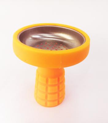 China Unique Clay Ceramic Glass Crown Shisha Electronic Hookah Silicone Bowl for sale