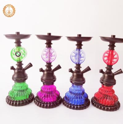 China Unique MD-S017 Mini Plastic Portable Hookah Wholesale Shisha Hookah for sale