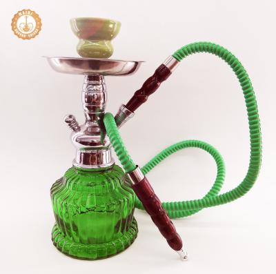 China Unique Portable Mini Hookah Luxury Glass Shisha With Newest Style Shapes for sale