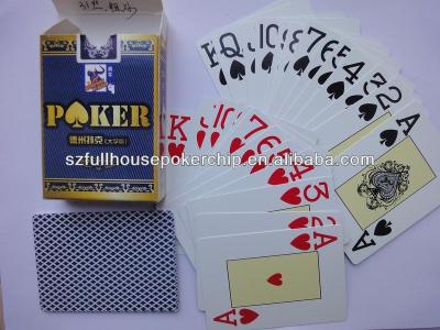 China Plastic Professional Acrylic Poker Game Cards Dice Poker Table 63X88 Cm for sale