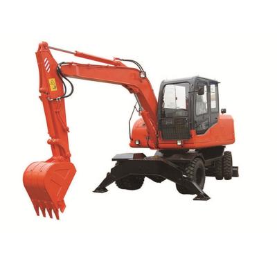 China Construction Digging Chinese New Design 10 Ton Wheel Excavator Hydraulic Backhoe Excavator with Factory Price for sale