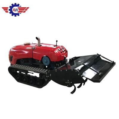 China Farms Cheap Mini Crawler Cultivator Orchard Tractor 32 Hp Remote Control for sale