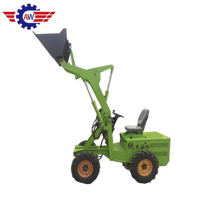 China Mini Wheel Loader Electric Motor 60v Power Wheel Construction Loader for sale