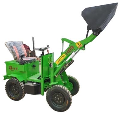 China Dynamic Hotel Design New 1 Ton Farm Loader Small Mini Front Loader Mini Electric Loader For Sale for sale