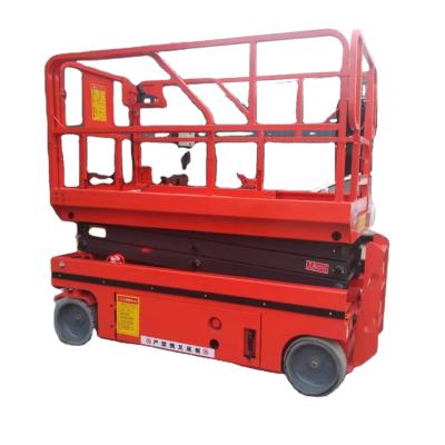 China Hotels Work Platform For Lifting Electric Portable Mid Platform Lift Hydraulic Crawler Scissor Car Lift for sale