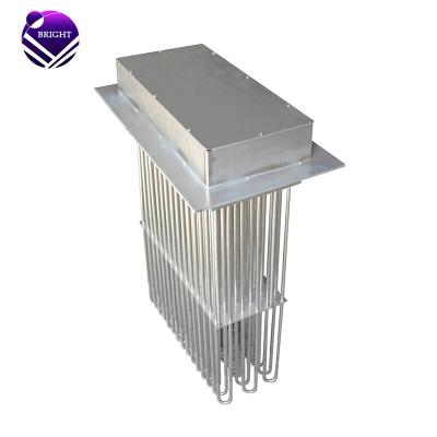 China Luminous Custom Rectangular Hotels Yancheng Stage 3 30 Kw Circulation Air Duct Electric Heater for sale