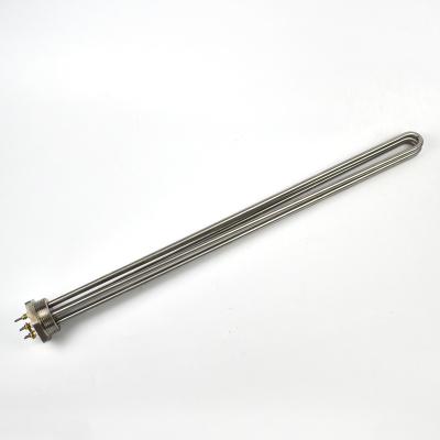 China LUMINOUS Customized Stainless Steel Hotels 415V 18Kw 590Mm Electric Coil Water Tubular Immersion Heaters for sale