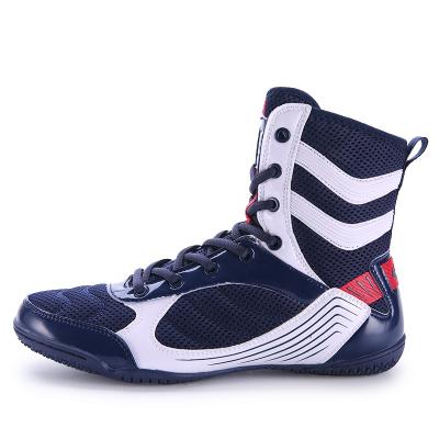 China Wholesale custom professional high top rubber boxing shoes men gym men boxing shoes manufacturers for sale