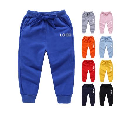 China Custom Color Fade Proof Wholesale Jogger Track Baby Sports Cotton Kids Sweat Toddler Winter Boys Pants for sale