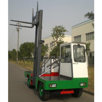 China Hotels 2000kg 2ton 3000kg 3ton Electric Side Forklift for sale