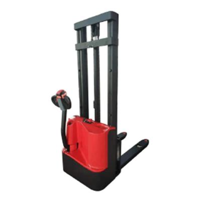 China Hotels 1500kg 1.5ton Capacity Electric Rider Stacker Powered Pallet Stacker ES-15B for sale