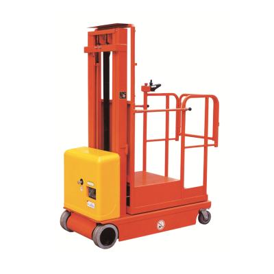 China Hotels 300kg 500kg 1000kg Full Electric Order Picker Self Lifter for sale