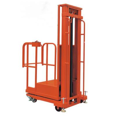 China Hotels 200kg Semi Electric Order Picker Pallet Truck Stacker for sale