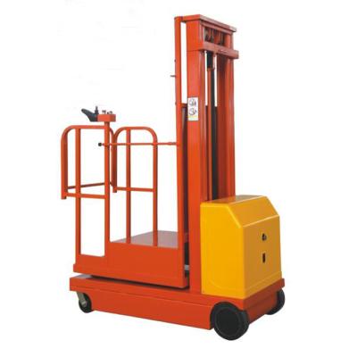 China Hotels 300kg 4500mm Full Electric Order Picker Pallet Truck for sale