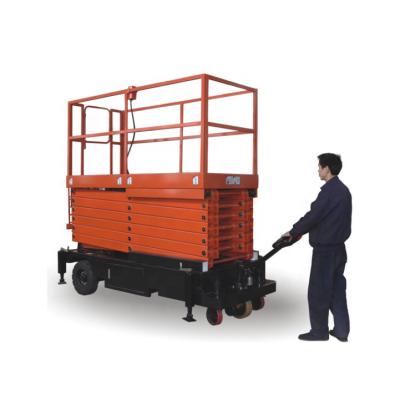 China WELIFTRICH 300kg 500kg 1000kg Industrial Self Propelled Scissor Lift Aerial Work Platform SJY Series for sale