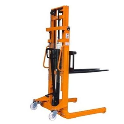 China Hotels 1ton 1000kg Hand Stacker Manual Lifting With Strong Structure for sale