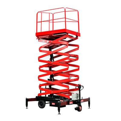 China Shops 300kg 3m Overhead Type 3.9m Self Propelled Electric Scissor Lift Height Scissor Building Material Work Platform for sale