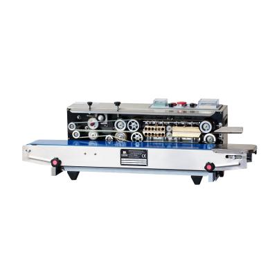 China FRD1000W Automatic Solid Ink Food Horizontal Continuous Printing Film Aluminum Plastic Bag Heat Sealing Machine for sale