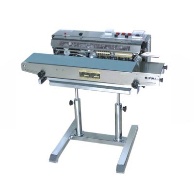 China Automatic Food FRD1000LD Solid Ink Printing Continuous Holder Film Aluminum Plastic Bag Heat Sealer for sale