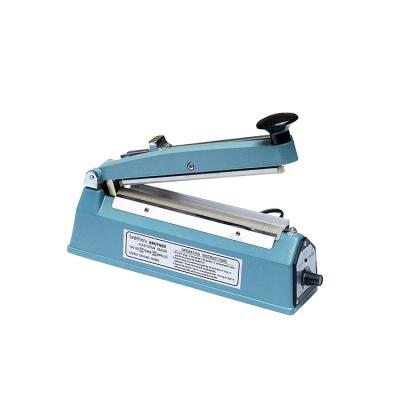 China Semi Automatic Portable Food Hand Type Manual Plastic Bag Film Heat Impulse Sealer With Cutter for sale