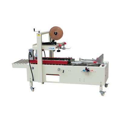 China Automatic Food Side Drive Flaps Folding Pneumatic Adhesive Tape Case Carton Sealer Machine for sale