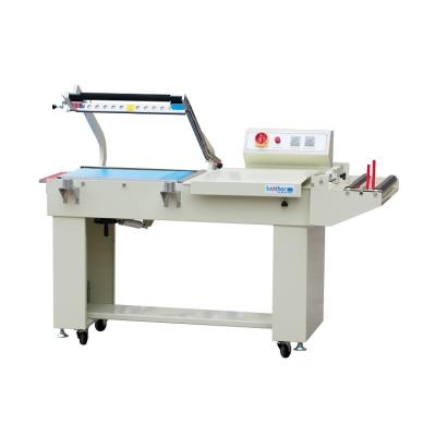 China Brother FQL450A Food Heating L Bar Shrink Sealer Wrapping Packaging Tunnel Machine Sealer Shrink for sale