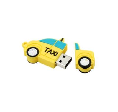 China USB Storage Drive 2.0 1GB 2GB 4GB Car Taxi Cartoon Disk Lovely USB Flash Stick 3.0 8GB 16GB 32GB 64GB PVC Pendrive Memory for sale