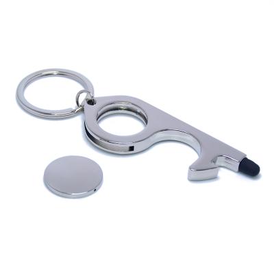 China Promotion Gift Custom Logo Keychain Ring Hook Spring Cut Snap Hook Metal Key Chains For Key Lanyards for sale