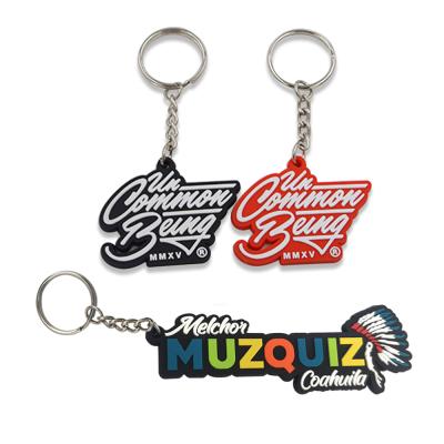 China Custom Wholesale Promotional Rubber Key Chain Promotional Gift Cute Soft PVC Cartoon Keychains PVC Key Chain for sale