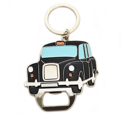 China New Style Promotional Gift Car Metal Shape Beer Bottle Opener Custom Car Key Chain for sale