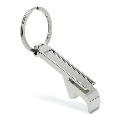 China Promotion Gift OEM Manufacture Stainless Steel Metal Key Chain Openers Shape Custom Logo Beer Bottle Opener for sale