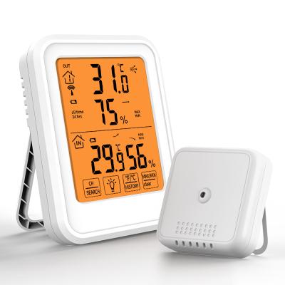 China Easy Operation Temperature and Humidity Measurement with 3 Sensor Weather Station Indoor Outdoor Wireless Thermometer and Hygrometer for sale