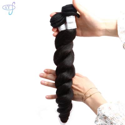 China XYS Loose Curly Cuticle Aligned Real Virgin Hair Loose Curly Extensions, 100% Remy Human Hair Thick Loose Curly Hair Weaves for sale