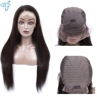 China silky straight wave hd transparent 360 lace frontal wig, virgin brazilian human 360 lace front wigs, 360 lace braid remy wigs lace front for sale